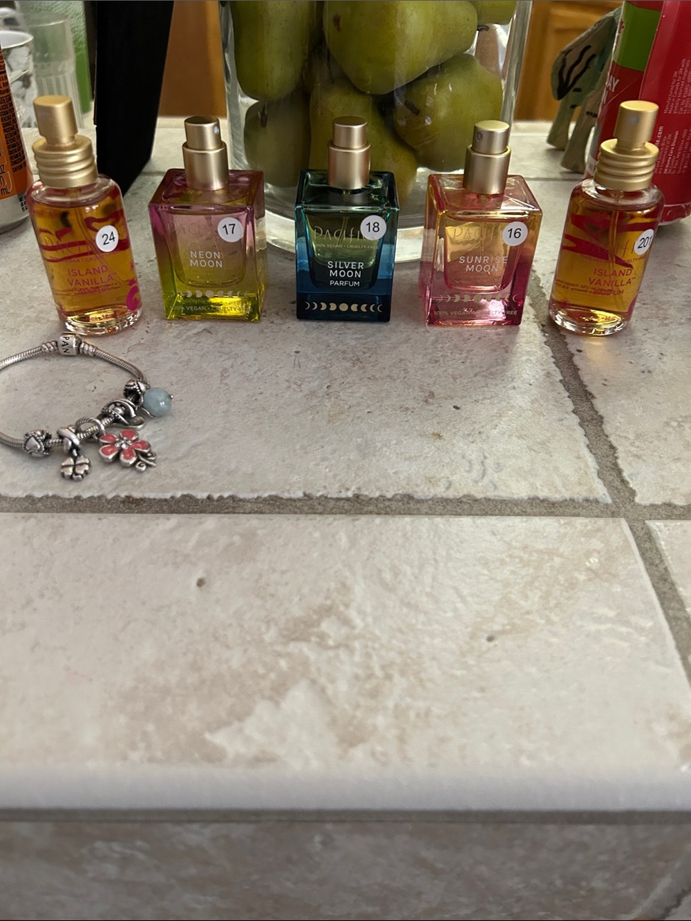 Pacifica Sunrise Moon & Island Vanilla Mini Perfume Duo - Pink and Amber